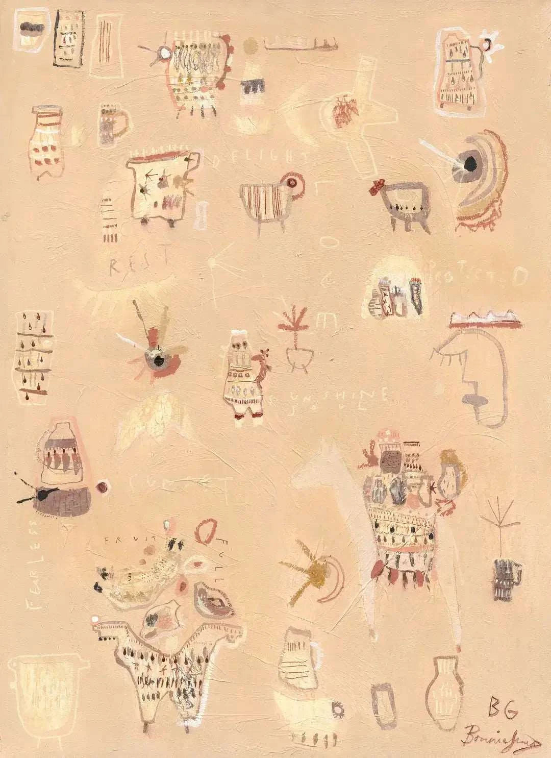 SUNSHINE SOUL Size: a0 by BONNIE GRAY Designer Homewares Furniture Australia