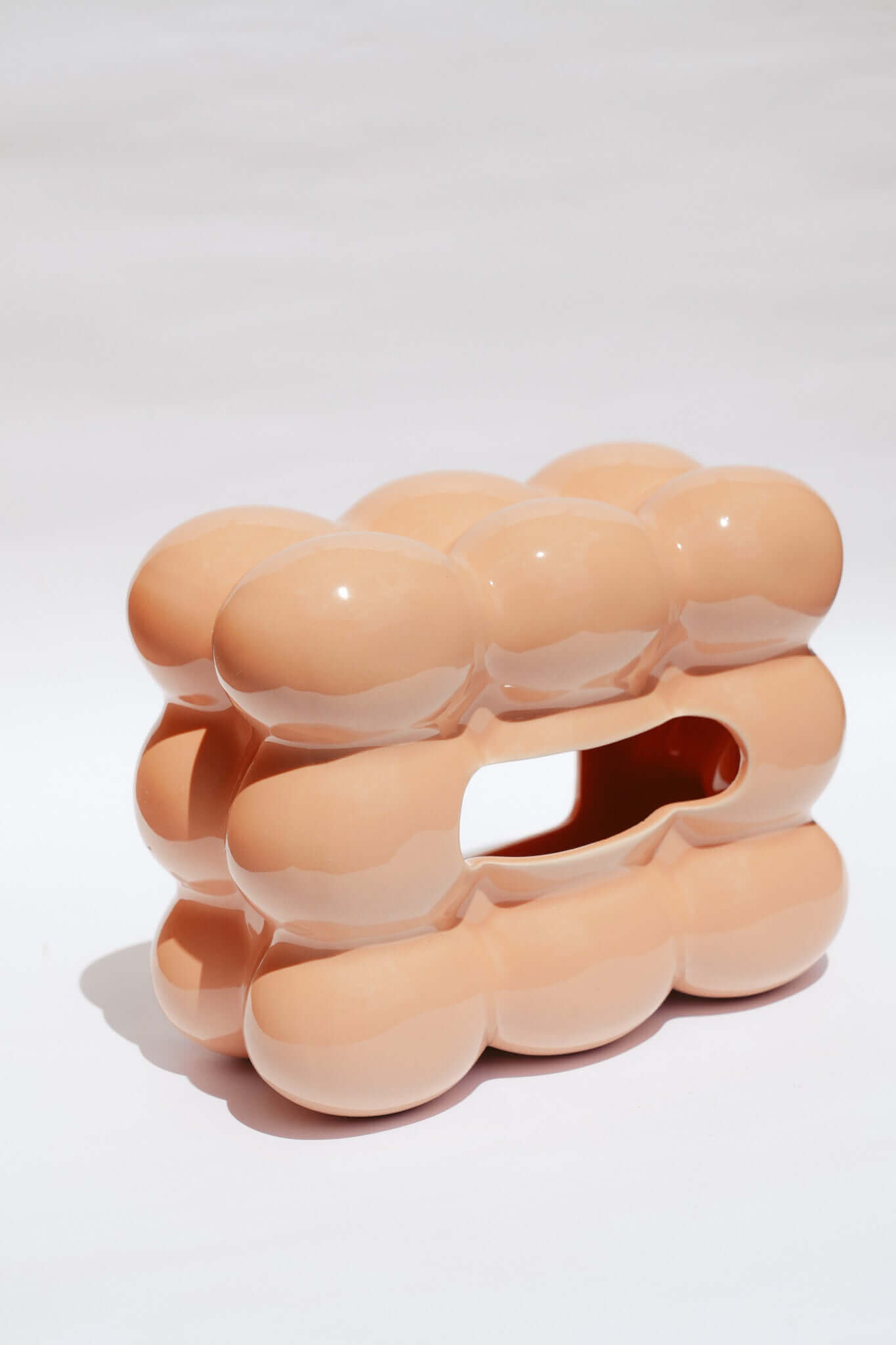 THE BUBBLE TISSUE BOX Color: Milky White by HIBISCUS THE LABEL Designer Homewares Furniture Australia