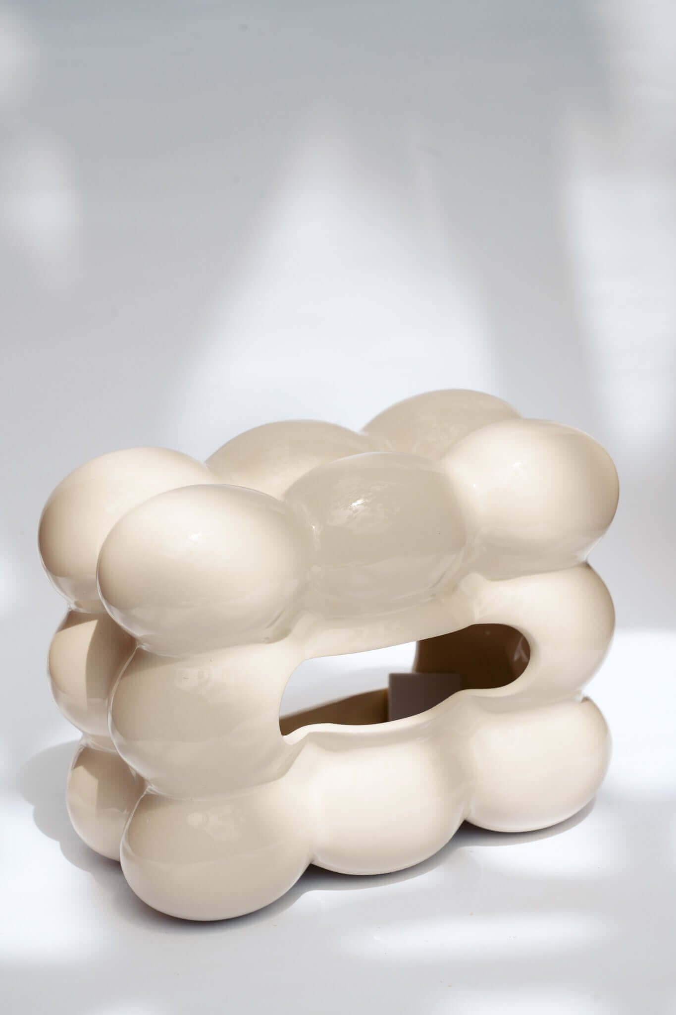 THE BUBBLE TISSUE BOX Color: Milky White by HIBISCUS THE LABEL Designer Homewares Furniture Australia
