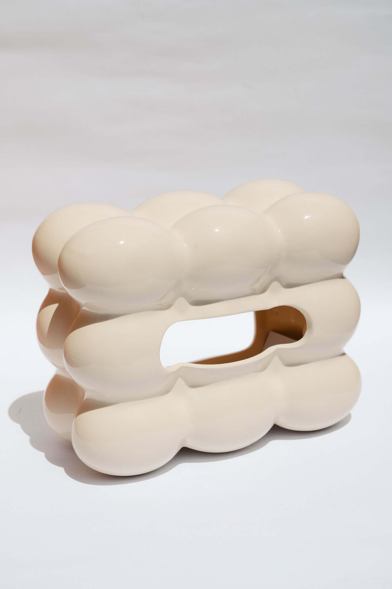 THE BUBBLE TISSUE BOX Color: Milky White by HIBISCUS THE LABEL Designer Homewares Furniture Australia