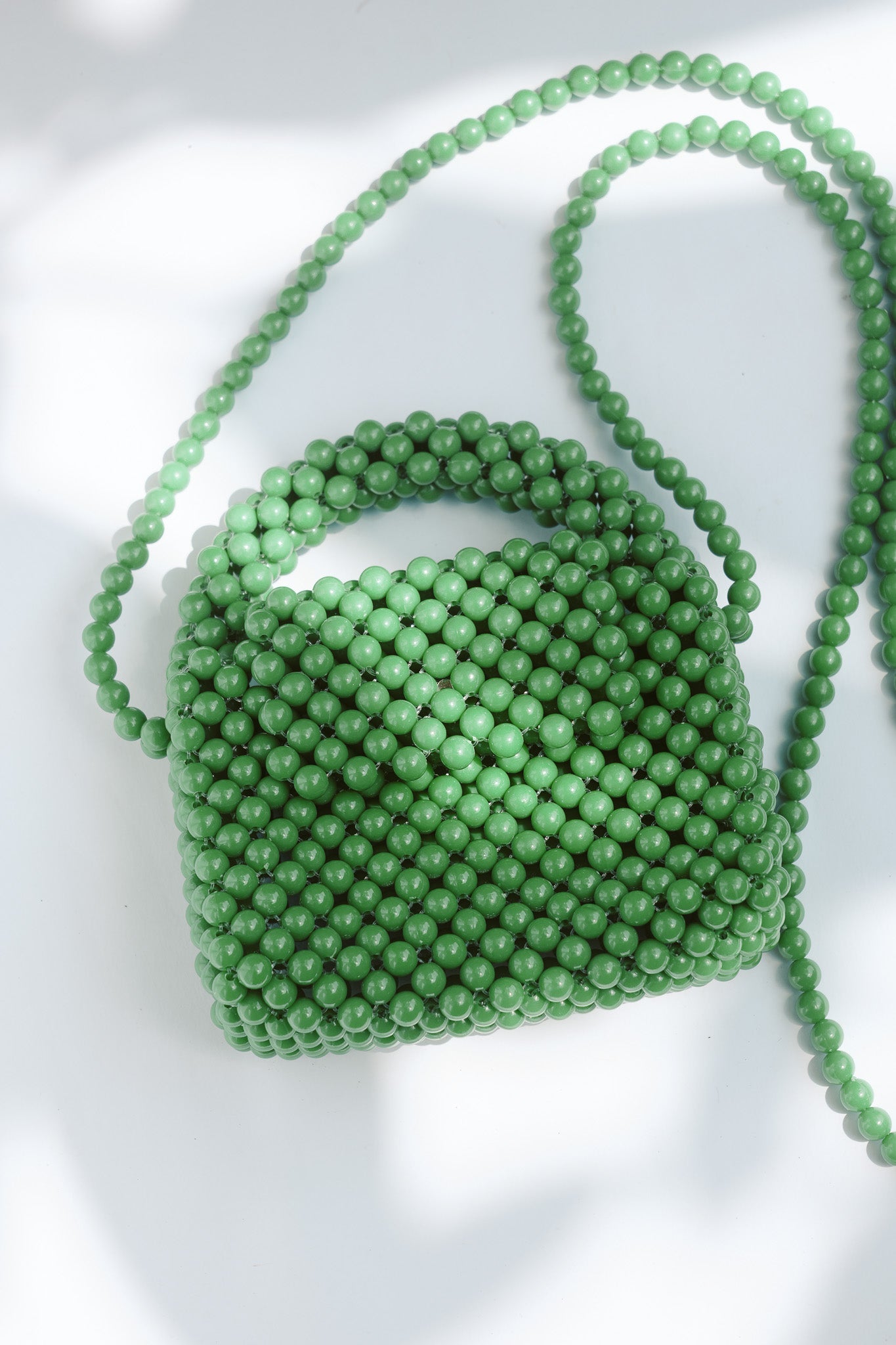 THE KIWI BEADED HANDBAG Color: Translucent Brown by HIBISCUS THE LABEL Designer Homewares Furniture Australia