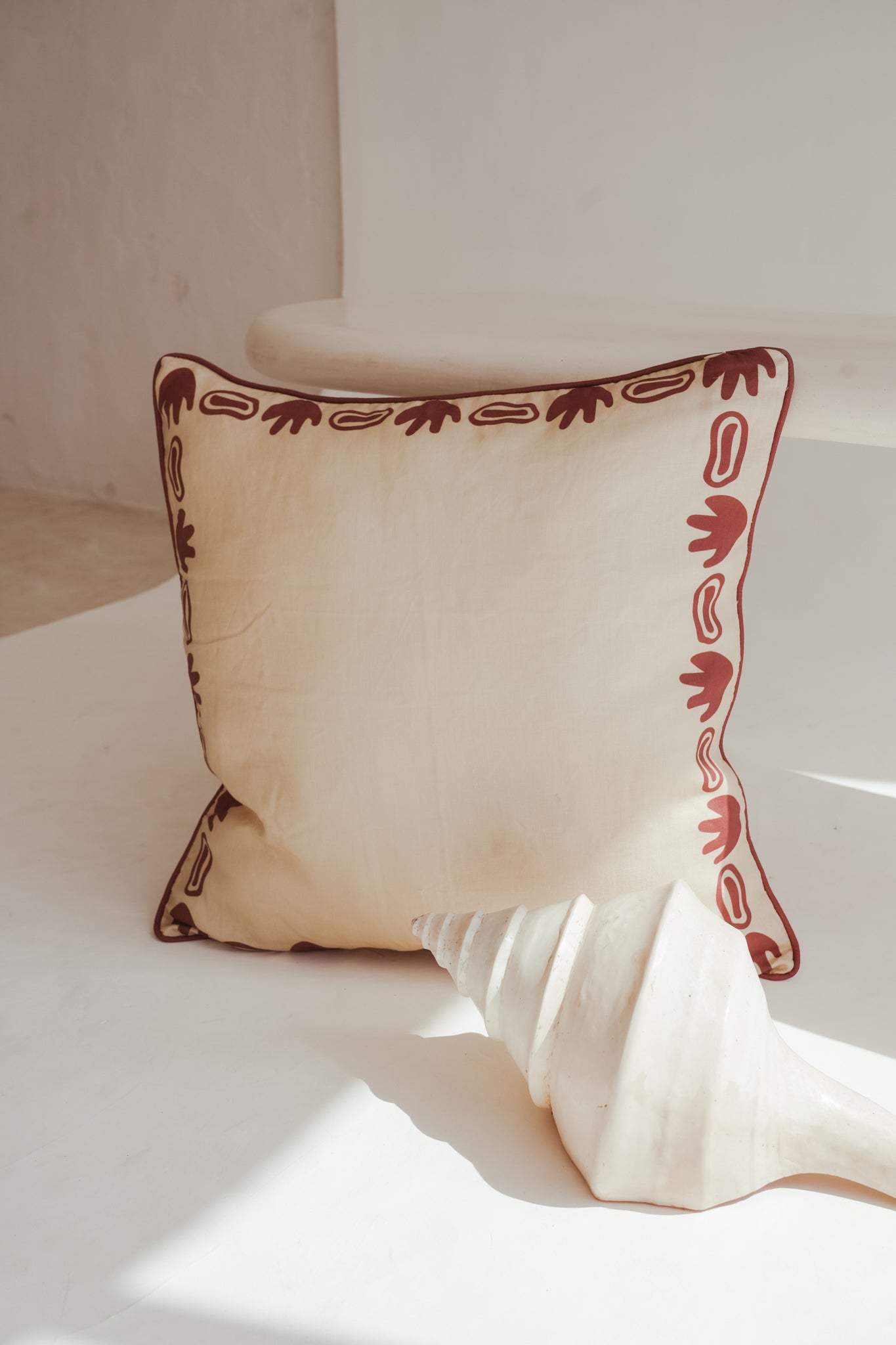 THE LOMBOK CUSHION Option: Cover Only by HIBISCUS THE LABEL Designer Homewares Furniture Australia
