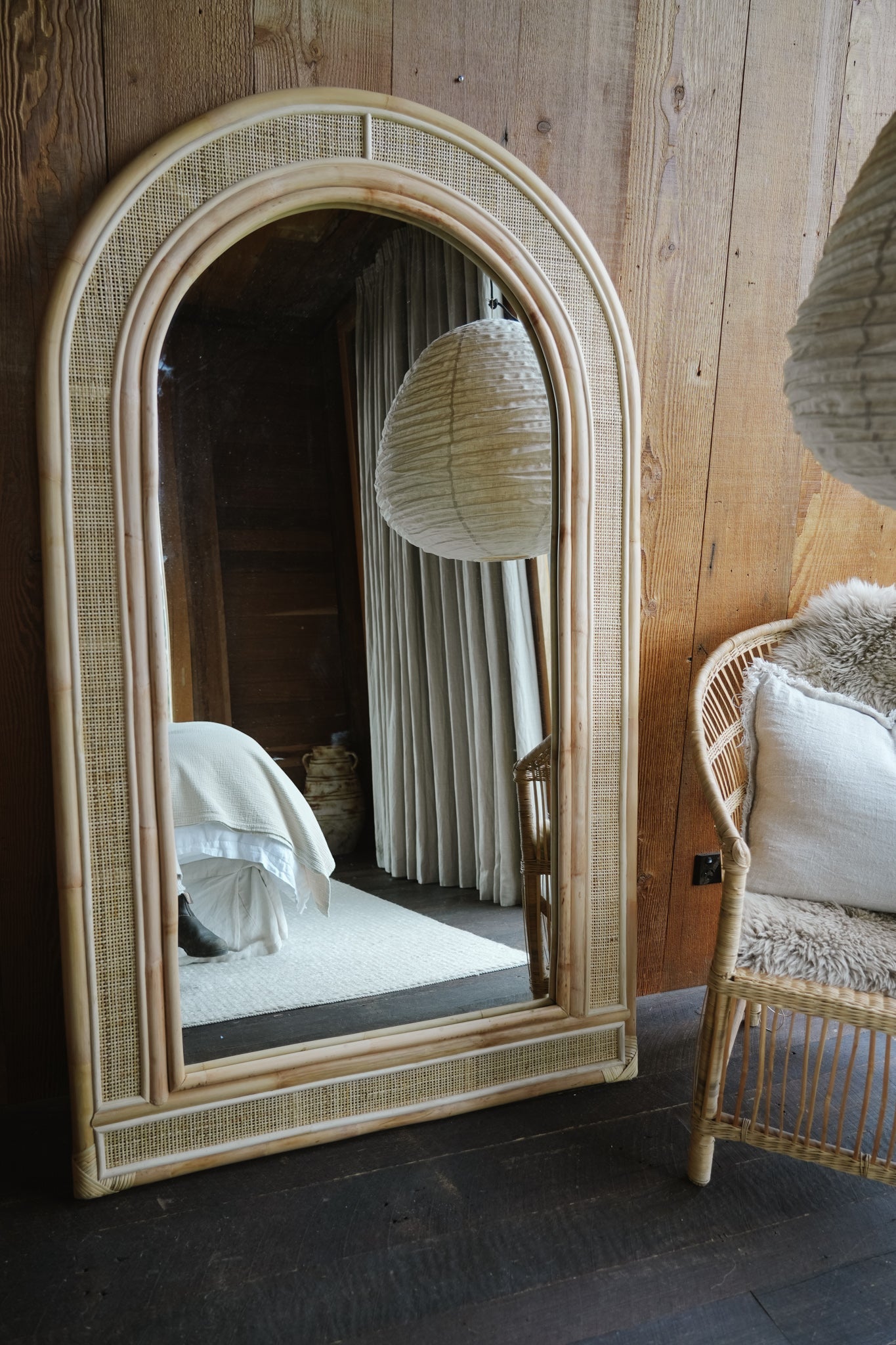 THE SEVILLE ARCH FLOOR MIRROR by Black Salt Co Designer Homewares Furniture Australia
