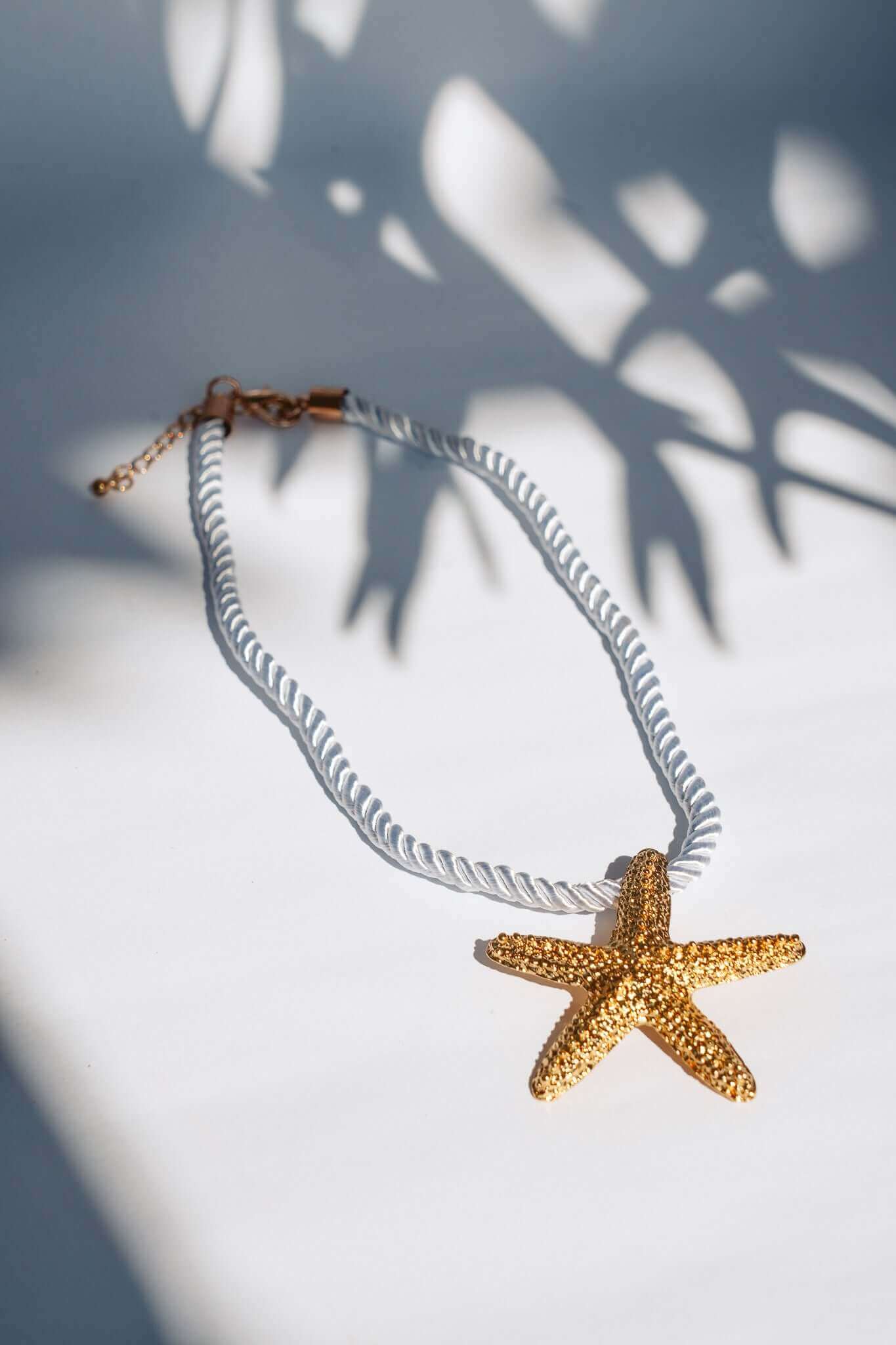 THE STARFISH NECKLACE Color: Gold by HIBISCUS THE LABEL Designer Homewares Furniture Australia