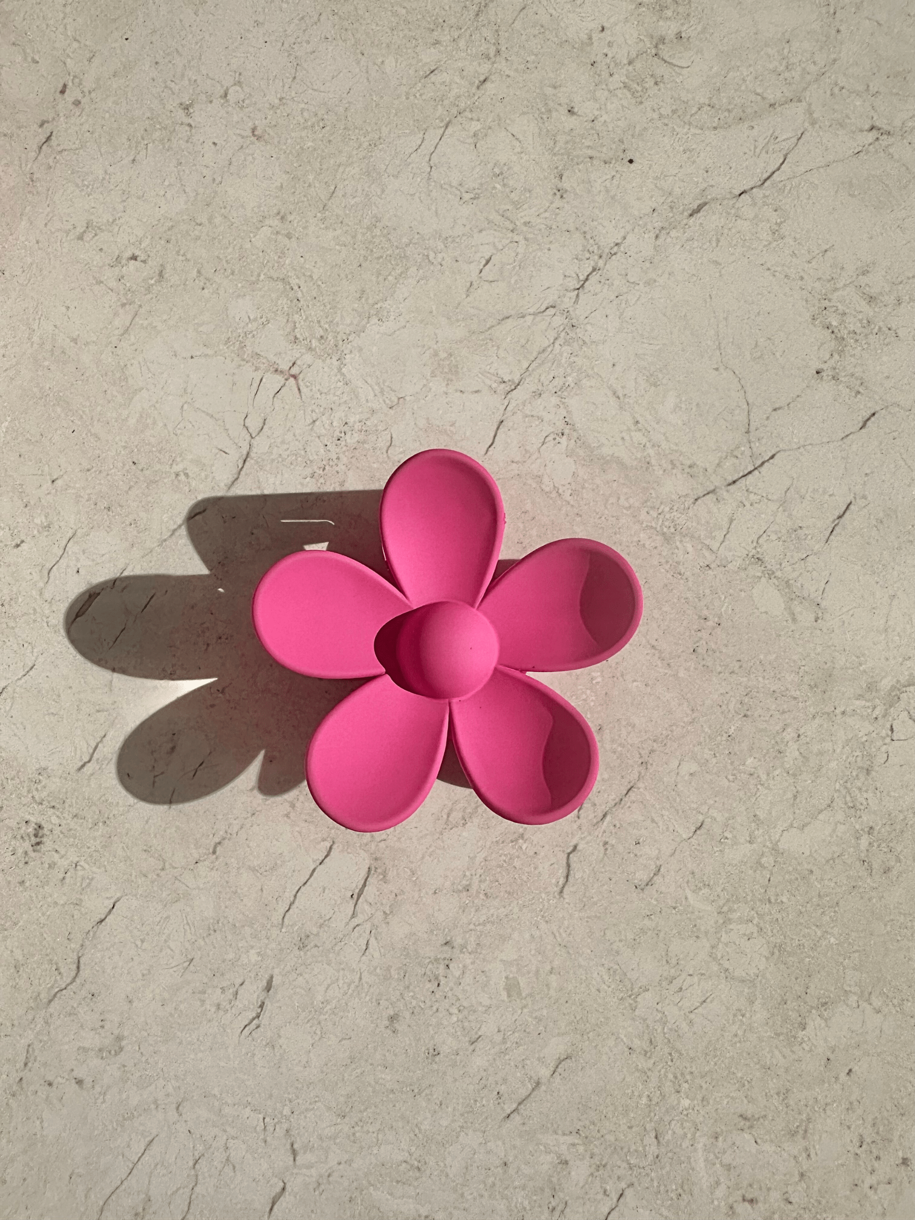 THE FLOWER POWER HAIR CLIP PINK - HIBISCUS THE LABEL - Black Salt Co